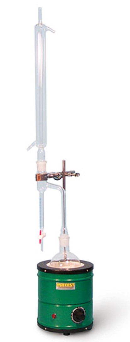 Bộ chưng cất hàm lượng nước trong nhựa Model B076 Hãng Matest- Italy