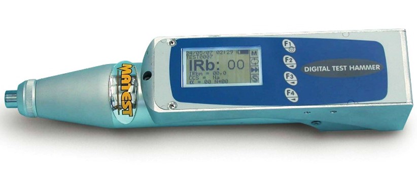 Búa bật nảy điện tử Model C386M; Thiết bị thử độ cứng bê tông điện tử Model C386M Hãng Matest- Italy