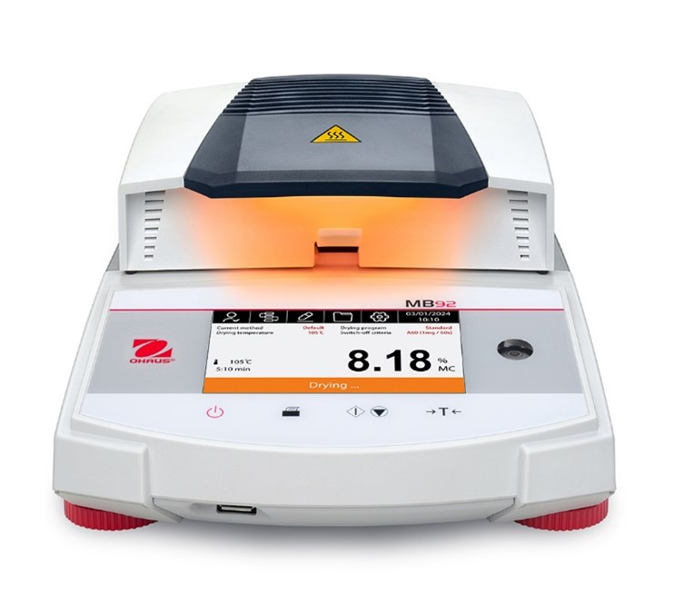 Cân sấy ẩm Model MB92, Thiết bị phân tích độ ẩm Model MB92 Hãng Ohaus- Mỹ