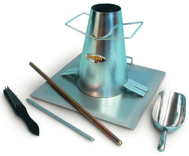 Côn thử độ sụt bê tông (N1) Model C182KIT, Côn đo độ sụt bê tông (N1) Model C182KIT Hãng Matest- Italy