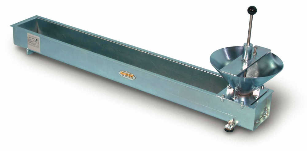 Phễu thử độ ổn định trên máng rãnh Mod. E059 Hãng Matest- Italy