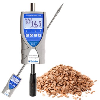 Máy đo độ ẩm gỗ, mùn cưa, dăm gỗ, gỗ vụn, bột gỗ Model BLL , Art. no: 12029 Hãng Humimeter/ Schaller- Áo
