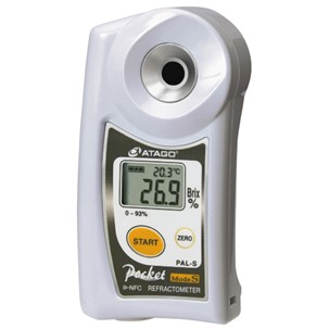 Máy đo khúc xạ kế 0-93% Brix cho mẫu nóng Model PAL-S Hãng Atago- Nhật