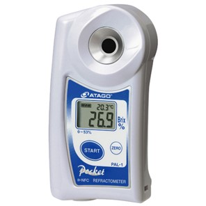 Máy đo khúc xạ kế 53% Brix Model PAL-1 Hãng Atago- Nhật