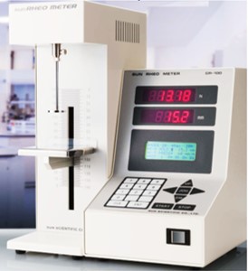Máy thử cấu trúc cơ lý mẫu thực phẩm và vật liệu Model CR-100, Type Rheometer Hãng Sun Scientific- Nhật