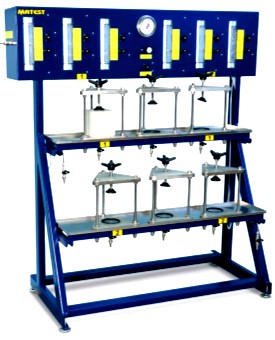 Máy thử thấm bê tông 6 mẫu Model C435-01 Hãng Matest- Italy