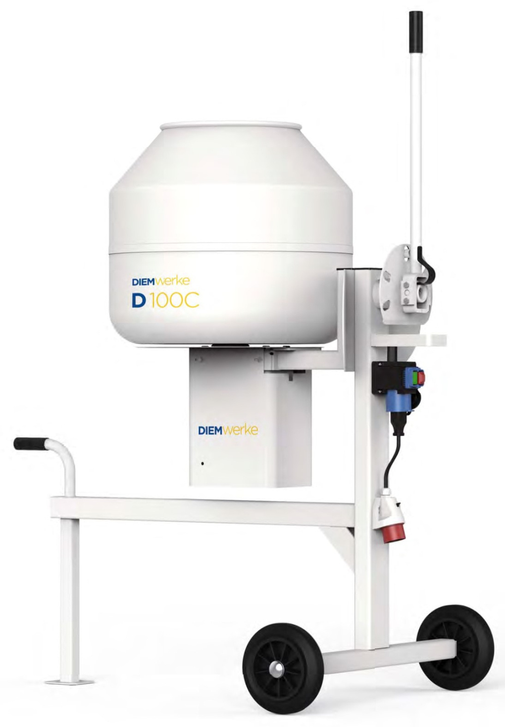Máy trộn bê tông 100 lít/160 lít Model D100C, Type Allround, Code: 52582 Hãng DiemWerke- Áo