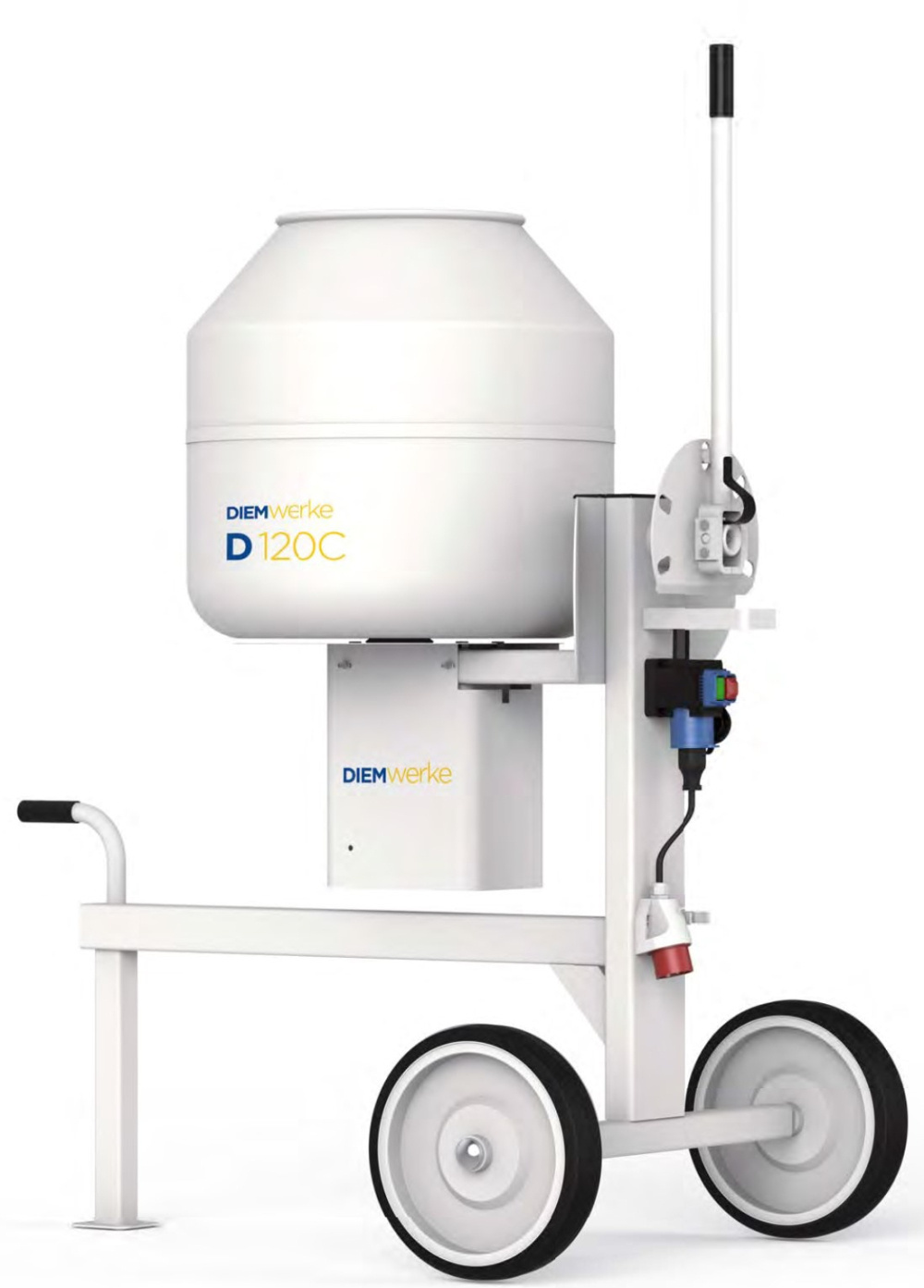 Máy trộn bê tông 120 lít/180 lít Model D120C, Type Allround, Code: 52584 Hãng DiemWerke- Áo