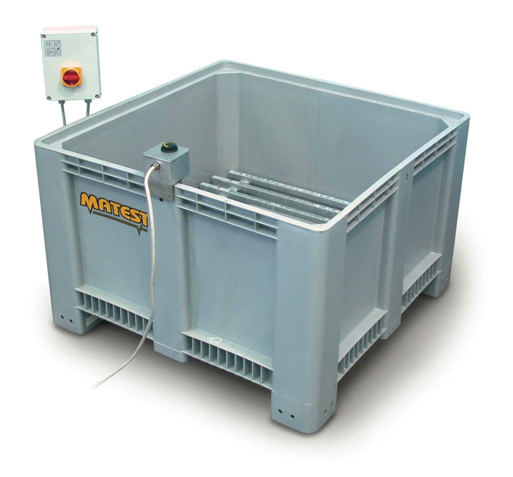 Thiết bị điều nhiệt dưỡng mẫu bê tông Model C302KIT, Bể dưỡng mẫu bê tông Model C302KIT Hãng Matest- Italy