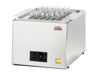 Thiết bị điều nhiệt ống đo béo, analog Code: 3708, Type WB 436-A Hãng Funke Gerber- Đức